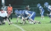 The Viking defense awaits the snap of the ball during a recent game against Riceville.