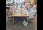 Northwood’s Twenties Club is a group of women who enjoy learning new things and sharing interesting information and experiences with each other. That includes an annual mystery trip. This year they traveled to Fort Dodge, where they made stained glass decorations before enjoying a meal together at the restaurant Tea Thyme.