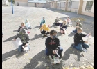 Each year, Worth County Farm Bureau presents the Ag in the Classroom program at Northwood-Kensett, with some unique learning presented to local classrooms in the form of lessons and activities focusing on agriculture. This year, to provide some additional safety, the Ag activities moved out of the classroom, with the students gathering on the playground to take part in the activities.