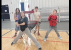 Northwood-Kensett sixth grade students have recently spent some tournament time in Mrs. Cronbaugh’s PE classes. The students took part in a cage ball tournament. The top teams included The Ballerz, the Onions, the fantastic Five and the Cookers.
