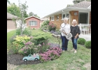 The next home chosen for its curb appeal by the Green Thumb Garden Club is that of Judy Nelson, located at 408 Eighth Street North. Nelson (right) is pictured above with Green Thumb member Jean Van Veldhuizen, who nominated her yard. According to Van Veldhuizen, “Her yard always has bright flowers and beautiful plants. She has some hostas on the north side of her house and bright colored flowers behind her house that are visible from the road.”
