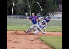 N-K second baseman Carter Severson pulls off an unassisted double play in last night's 5-0 win over RRMR