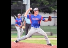 Senior caden Schlage takes his turn on the hill against Lake Mills
