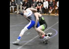 N-K’s Treycen Rollene makes easy work out of his first-round match last Saturday at the GTRA Invite. Rollene took just 18 seconds to dispatch North Union’s Caiden Shure before finishing the day at 3-2 with a fifth place finish. 