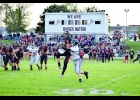 Viking Carter Severson moves to break up a pass play last Friday in Dunkerton. Severson had 4.5 tackles in the 41-0 win and rushed for 35 yards on just four carries.