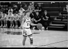 Senior Nash Delger (#0) was a focal point for Lake Mills in their victory over Saint Ansgar. Delger secured a double-double with 20 points, 10 assists and adding 7 rebounds and 5 steals in a surreal performance. Photo - L.J. Photography.