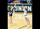Cora Sauer totaled 19 points in the final regular season game of the season. The junior now has the most points in a single season in 5-on-5 program history at Lake Mills. Photo - J.L. Photography
