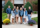 The Homecoming festivities will include the crowning of the Homecoming royalty.  Pictured are the members of the Bulldogs homecoming court, including (from left to right) Korbin Abele, Jacky Gallardo, Case Casperson, Cora Sauer, Kendall Leonardi, Lucas Helgeland, Reese Delger and Calvin Rognes.