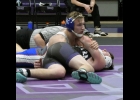 N-K’s Drake Tiedemann, who dominated his match against GTRA’s Bryce Rosacker from start to finish, looks like he’s just casually holding on, waiting for the ref to slap the mat. Tiedemann is the team's first to 20 wins this season, boasting an impressive 20-3 record, putting him just 11 wins shy of the 100-win milestone.