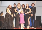 The 2024 G-E Homecoming court included (from left) Chelsea Medina, Cam Jacobsen, Queen Taylor Hornberger, Natalie Belshaun, King Emmett Knutson, Kaci Wallis, Ethan Hajek and (not pictured) Waylon Stoa.
