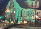 As trick or treaters visit homes throughout the community tomorrow, many will be welcomed by scenes like the one seen here. Many homes throughout Northwood were decorated for the holidays and will provide a spooky backdrop to the Halloween fun. Halloween in Northwood will begin tomorrow, October 31, with trick-or-treaters invited to the Lutheran Retirement Home from 4-5 p.m. At 5 p.m. at City Hall will be a parade down Central Avenue, with many ghosts, gobblins, princesses, cartoon characters, different ani